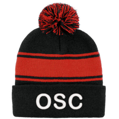 OSC - Pom Pom Roll Up Panel Beanies Thumbnail