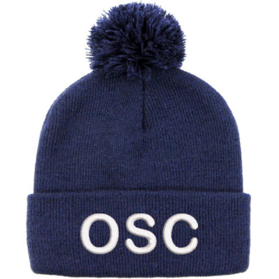 OSC - Pom Pom Roll Up Plain Beanies Thumbnail