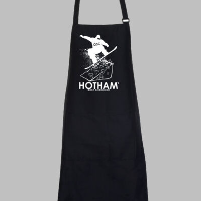 Snowboarder White - RAMO Pocket Apron Thumbnail