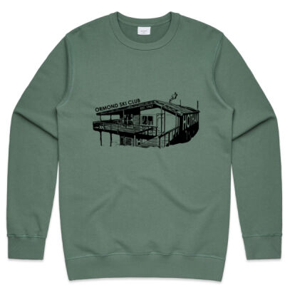 Men's President Back Black - AS COLOUR Unisex Premium Crew Thumbnail