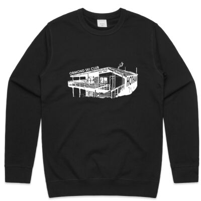 Womens Sweater White Logo - AS COLOUR Unisex Premium Crew Thumbnail