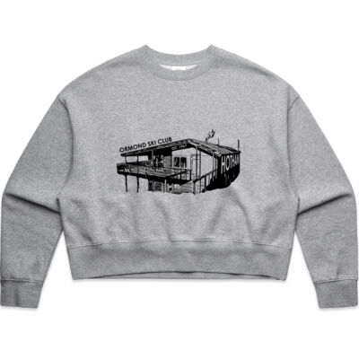 Womens President Back Black - AS Colour Womens Oversized Crew Thumbnail