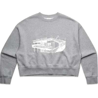 Womens President Back White - AS Colour Womens Oversized Crew Thumbnail