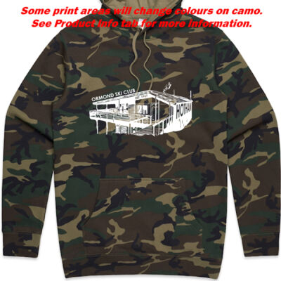 Unisex President Back White - AS COLOUR Camo Stencil Hoodie  2 Thumbnail