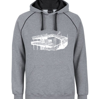 Mens Hoodie White - JBs Wear Contrast Fleecy Hoodie Thumbnail