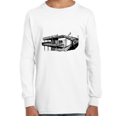 Kids Shirt Black - GILDAN Unisex Kids Long Sleeve Tee Thumbnail